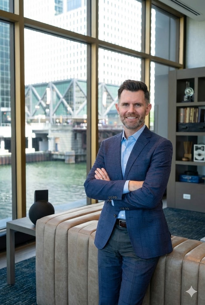 Professional portrait in an office setting